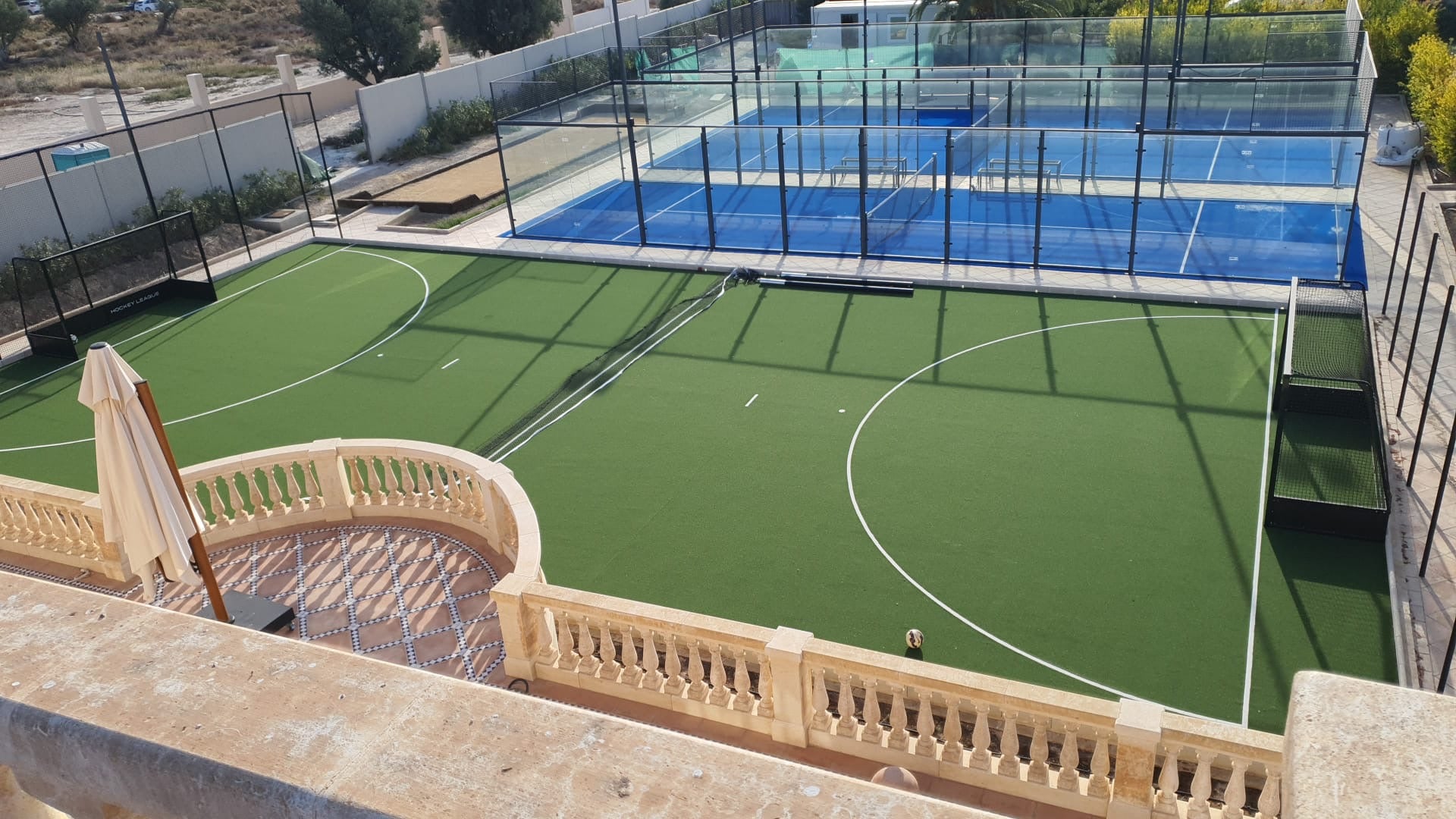 Kunstgras in de tuin - Nobel Grass waterveld professioneel - Privé Hockeyveld - Alicante