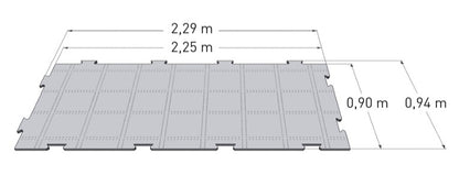 Shockpad 20 mm tbv peelveld