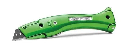 Professioneel mes Delphin (groen) + 10 mesjes